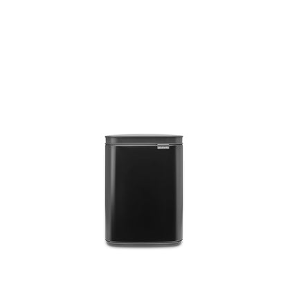 Brabantia - Bo Waste Bin 4L - Small & Stylish Rubbish Bin - Easy Open and Soft Closing Lid - Hygienic & Space Efficient - Wall Mountable