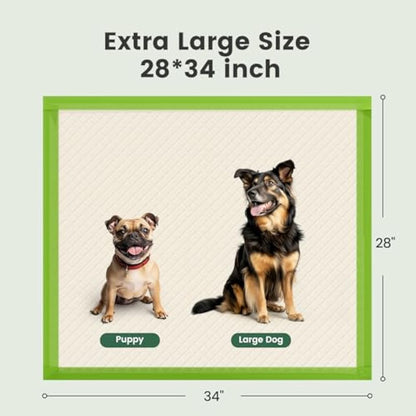 Gardner Pet Extra Large Puppy Pads 70x85cm, Super Absorbent Thicker Puppy Training Pads, 6 Layers of Leak-proof, Fast Drying, Suitable for Dogs, Cats, Rabbits (100 Pack)