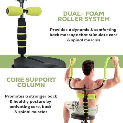 AB Doer 360 Abs Workout Equipment - Core Exercise Machine for Fat Burning, Strength Building, and Ab Toning - Home Fitness Equipment