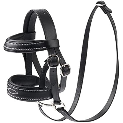 LeMieux Toy Pony Bridle Black - Real Design with Metal Bit & Reins Leather - Delicate Stitching Detail - Educational Toy - Wipe Clean - Handmade - Suitable for Ages 8+