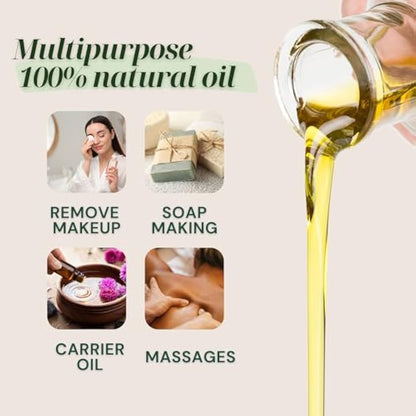 Bio SOYA Oil Skin Care Superhero! Professional Oil Massage, Moisturising Body Oil, Anti-Age Make Up Remover Oil, High Vitamin E Oil, Anti Cellulite Oil - 5000 ml