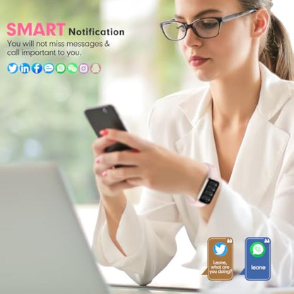 meoonley Fitness Tracker,IP68 Waterproof Activity Tracker,Pedometer,Heart Rate Sleep Monitor Health with Pedometer Alarm Clock