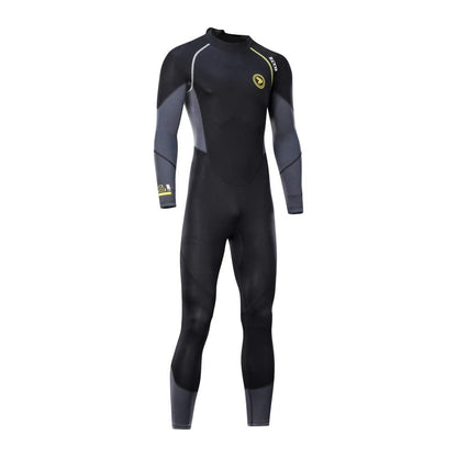 ZCCO Men's Wetsuit-Ultra Stretch 1.5mm Neoprene Suit with Back Zip, Full Body One-Piece Diving Suit for Snorkeling, Scuba Diving, Swimming and