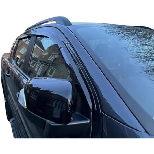 AUTO CLOVER Wind Deflectors Set for Ford Ranger 2012+ (4 pieces)