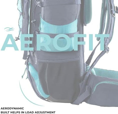 Tripole Walker Pro Internal Frame Rucksack for Travel and Trekking Front Opening Laptop Sleeve Water Repellent Rain Cover