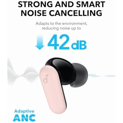 soundcore P30i by Anker Noise Cancelling Earbuds, Strong and Smart Noise Cancelling, Powerful Bass, 45H Playtime, 2-in-1 Case and Phone Stand, IP54, Wireless Earbuds, Bluetooth 5.4, App Control
