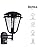 Betta Lighting Outdoor Wall Lantern with Motion Sensor - E27 GLS PIR Motion Security Light - IP44 Waterproof Garden Security Light - Matt Black Outside Lights Mains Powered (Bulb Not Supplied)