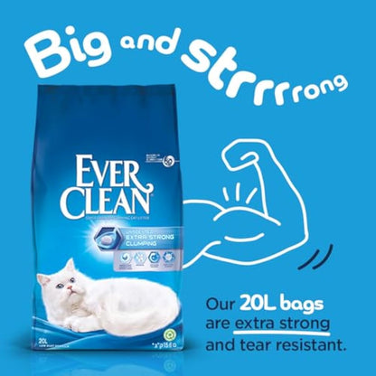 Ever Clean Clumping Cat Litter, Extra Strong Scented 20L