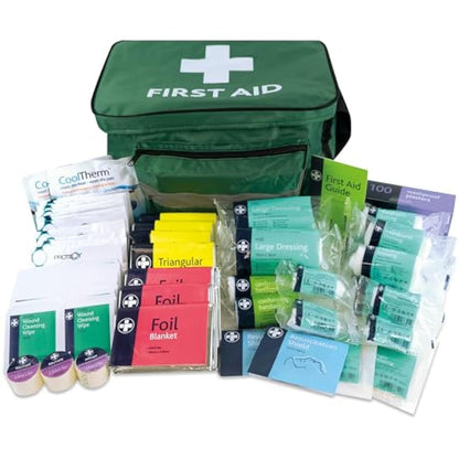 LEWIS-PLAST 224 Pieces All Purpose Large First Aid Kit Haversack - Compact Design for Convenient Storage, Ideal for Home, Office and Sports - Home Medical Kit - Complete First Aid Kit