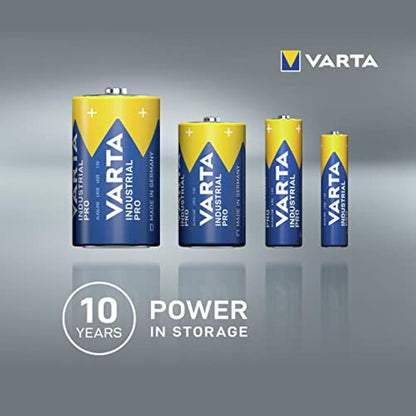 VARTA Industrial Pro AA Mignon Alkaline Batteries LR6 - 100-pack, Made in Germany
