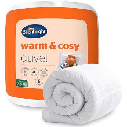 Silentnight Warm & Cosy Super King 13.5 Tog Winter Duvet – Extra Warm Thick Heavyweight Cosy Winter Quilt Duvet Ideal for Cold Nights – Hypoallergenic and Machine Washable - Super King - 260x220cm