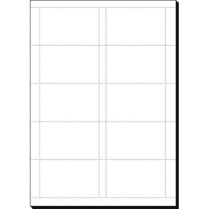 SIGEL DP939, 85x55 mm (A4), Business Cards, mp, 200 gsm, printable, bright White, 600 Piecesequal to60 sheets