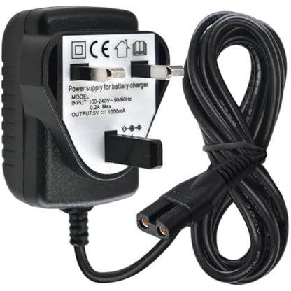 Replacment Charger for BaByliss PRO Trimmer,Power Adapter Compatible with BaByliss Hair Clippers Model PRO FX870 FX788 FX787 FXSSM FX820 FX726 FX825 Shaver Charging Cord
