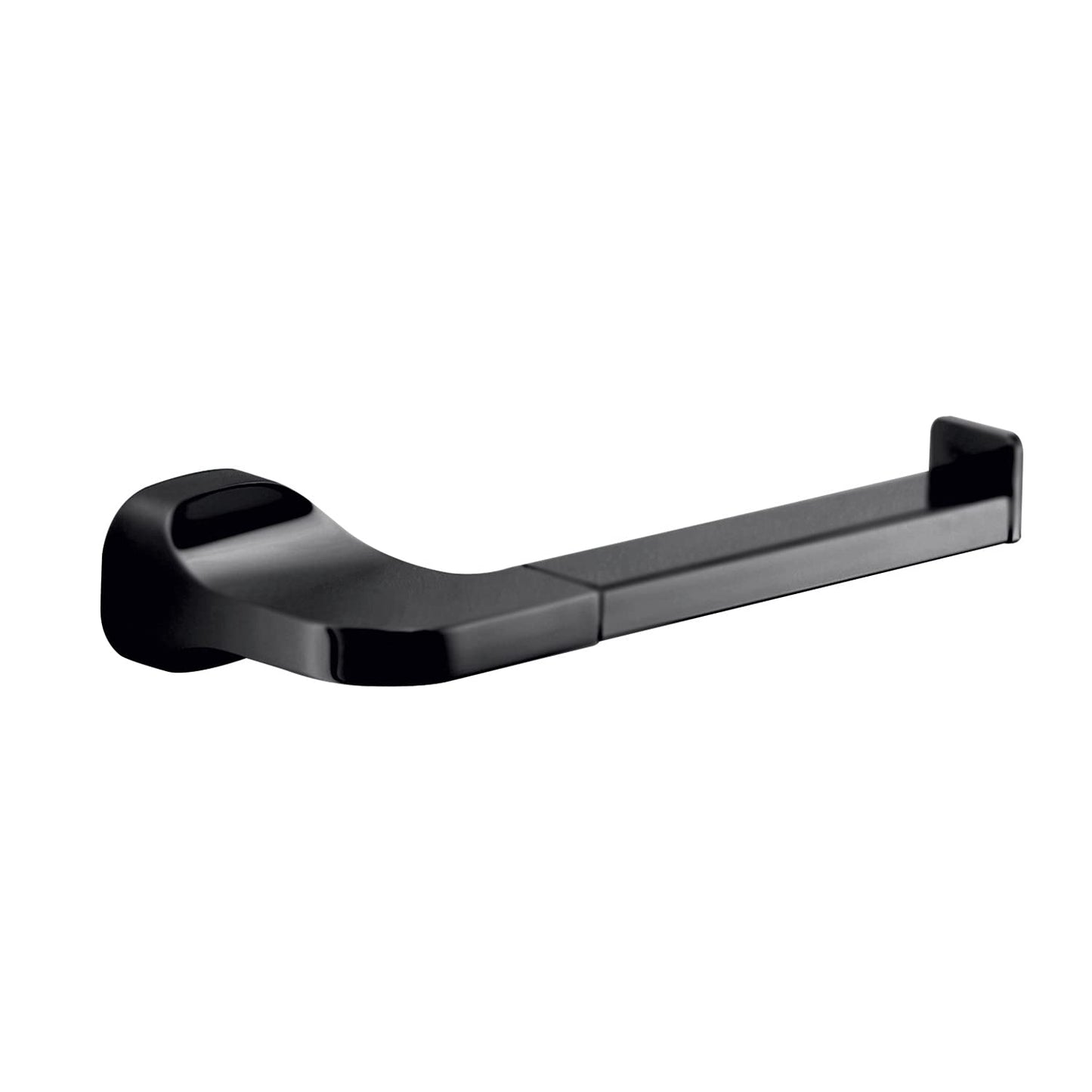 Gedy Krabi Toilet Roll Holder, Black, Components Made of Stainless Steel and Cromall, 2 Year Warranty, Measures 3.3 x 16.5 x 7 cm and Weight 0.2 kg,