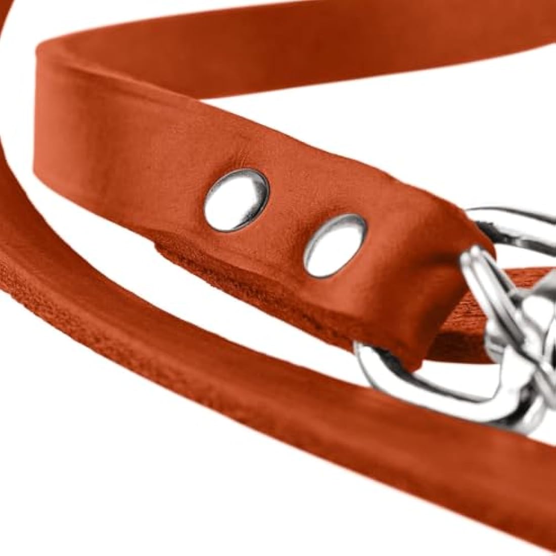 HUNTER Training leash, 20/200 Soft genuine cow leather, tan