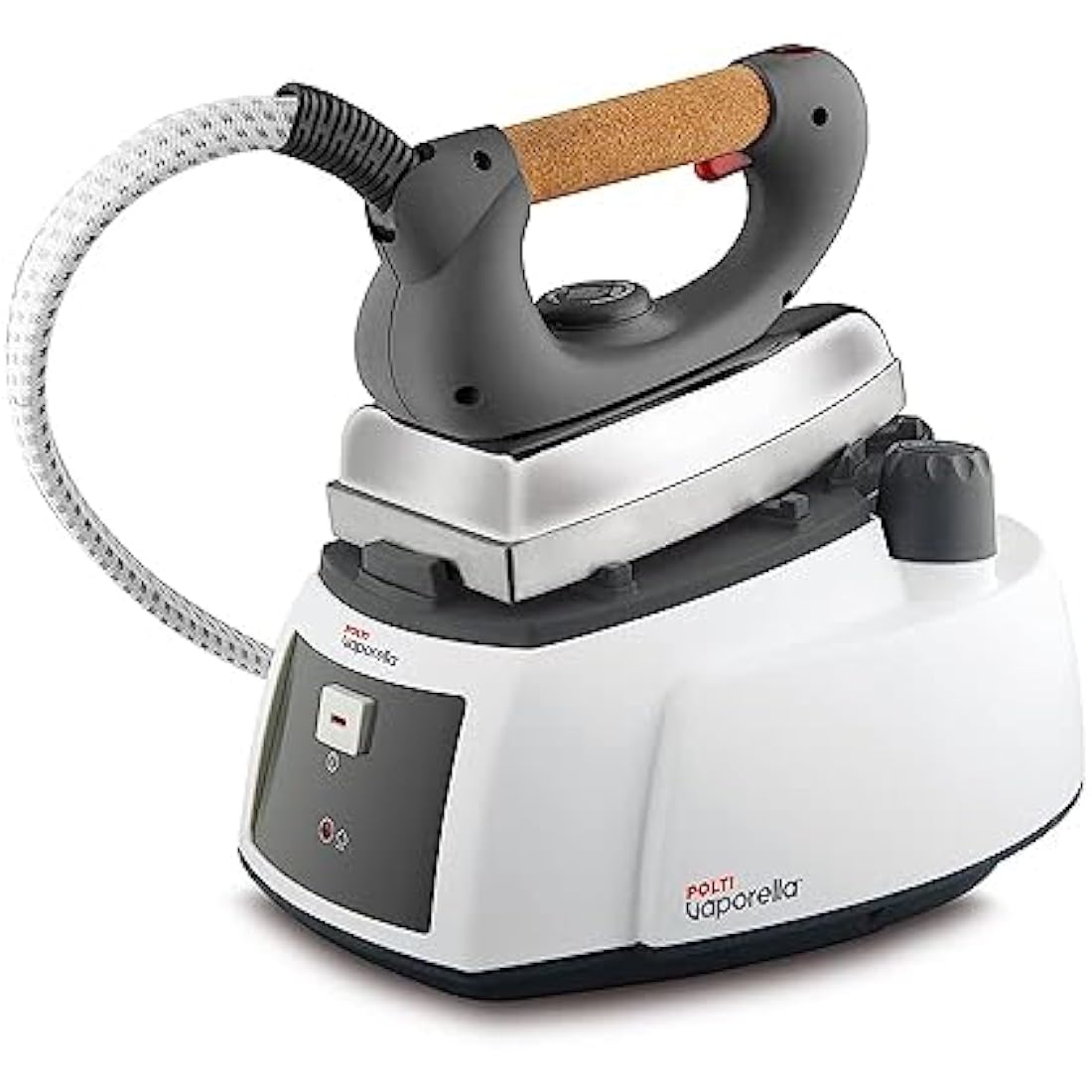 Polti Vaporella 505 Pro Steam Generator Iron with Boiler, 3.5 Bar, 0.9 L Tank, Cork Handle