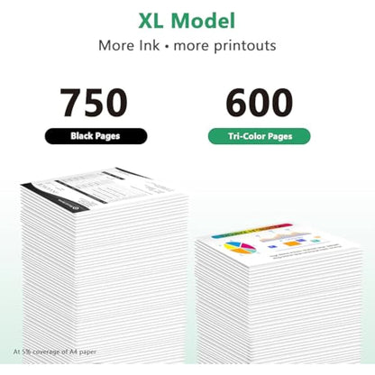LIFOR PG-560XL CL-561XL 560XL 561XL Replacement for Canon 560 561 Ink Cartridges for Pixma TS7451 TS7450 TS5350 TS5351 TS5350a TS5351 TS5352 (1 Black 1 Colour)