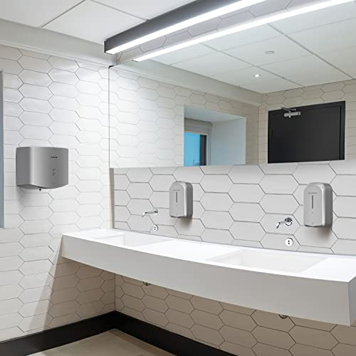 AIKE Hand Dryer 10 Seconds to Dry, High Speed Energy Saving Electric Hand Dryer Automatic, Commercial Hand Dryer for Kitchen, Bathroom and Toilet AK2630S 220v 1400W Silver