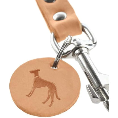 HUNTER Training leash, 20/200 Soft genuine cow leather, cognac