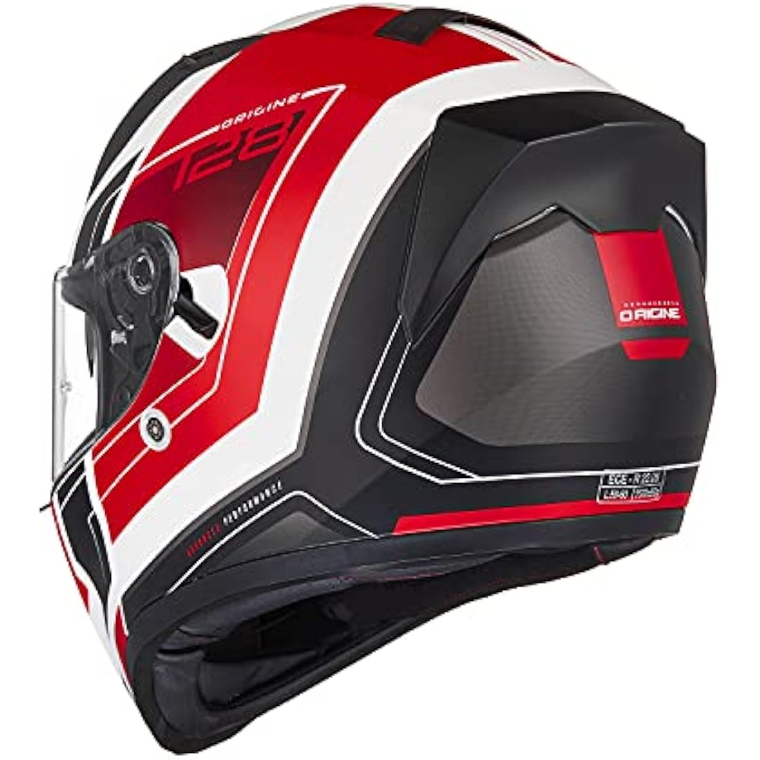 ORIGINE Helmet STRADA (Advanced red-white MATT, XL)