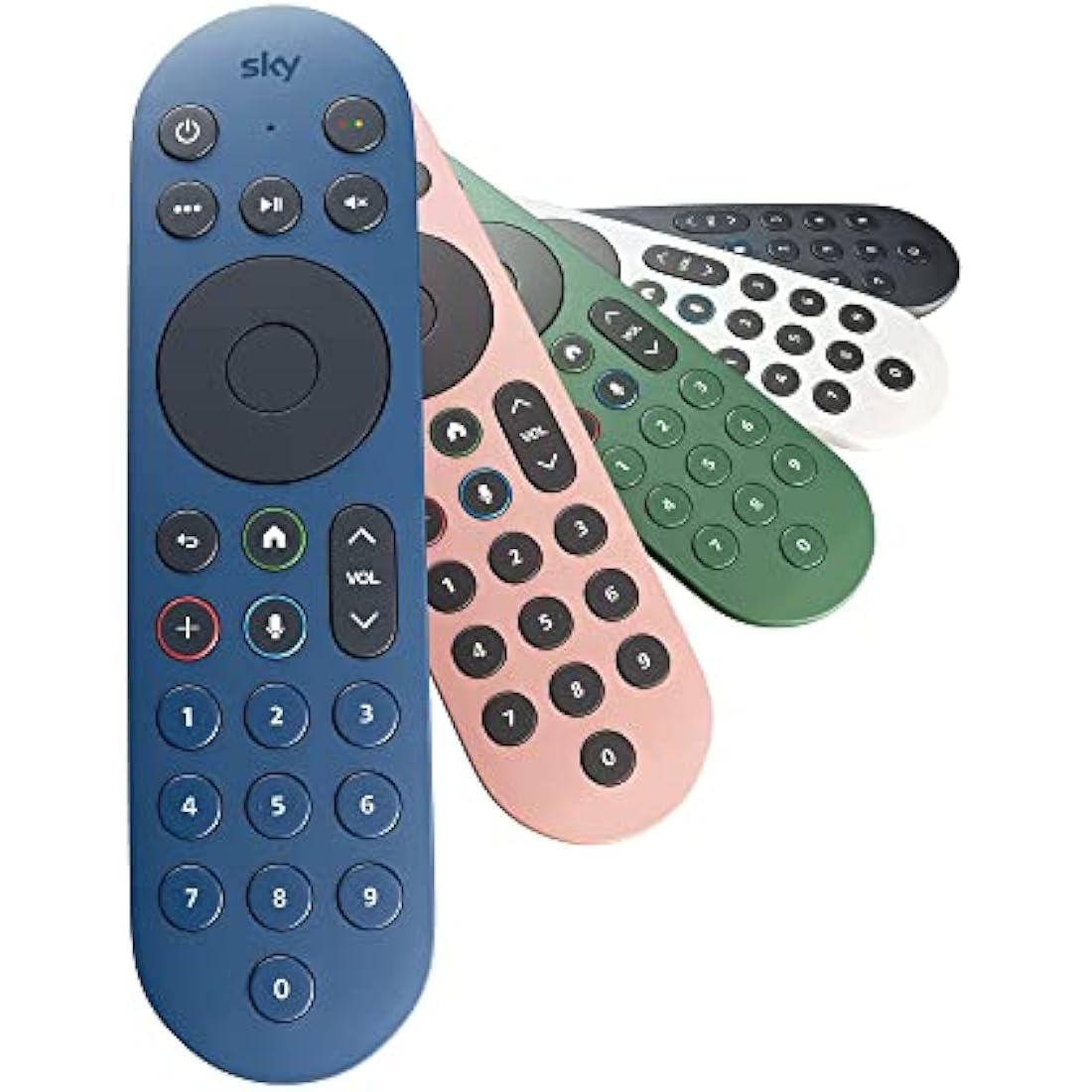 Sky Glass and Sky Stream TV Remote - Dusky Pink