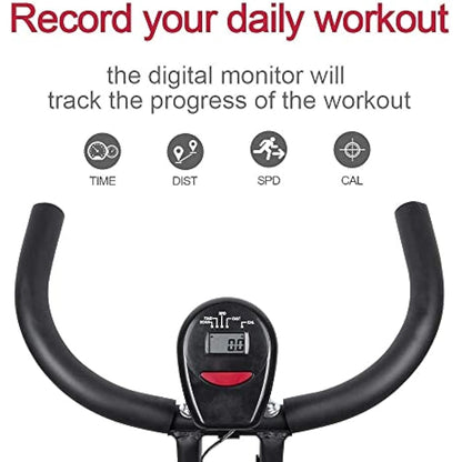 Mini Exercise Bike Pedal Exerciser Resistance Cycle Indoor Gym Office Fit