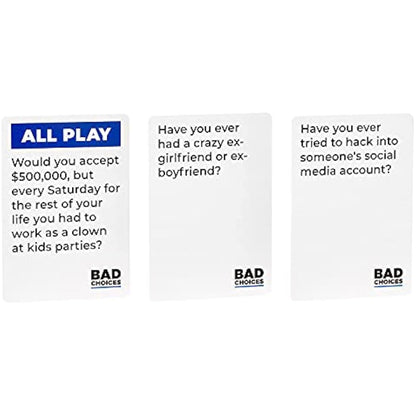 BAD CHOICES Party Game + After Dark Edition Set - Hilarious Adult Card Game for Friends, Fun Parties and Board Games Night with your Group