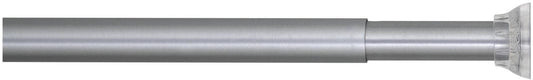Sealskin Shower Curtain Tension Rod, extensible, Metal, Matt Aluminium, 2 X 2 X 115 cm