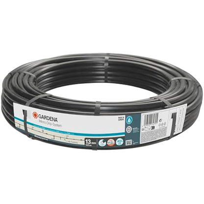 Gardena Micro-Drip System Connecting Pipe: Central supply pipe, 13 mm (1/2 inch), can be laid above or below ground, UV-stabilised, 50 m (1347-20)