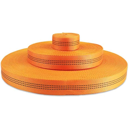 NewDoar UIAA & CE Certified 1 inch Nylon Tubular Webbing Tube/Tubular Climbing Webbing - Heavy Duty Strap for Rescue, Climbing, Harnesses, Rock Work & Firefighting