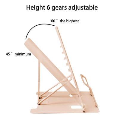 Geoyien Book Stand, Book Holder for Reading in Bed, Multifunctional Metal Reading Rack, Adjustable Angle, Correct Sitting Posture, Reduce Fatigue