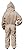 AGS Three layer ultra ventilated olive beekeeping suit professional bee suit beekeeper wasp suit (small)
