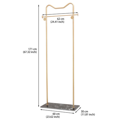 Cre Cra Marble Clothes Rack, Metal Coat Rack, Clothes Rail, Corner Coat Rack, Multifunctional Freestanding Clothes Rack, Clothes Rack