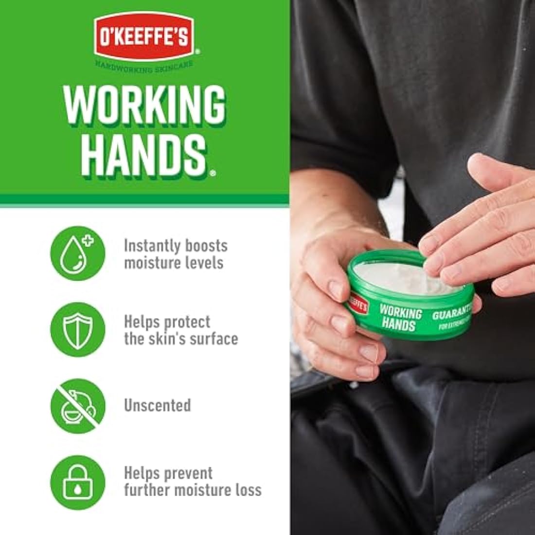 O'Keeffe's Working Hands 193g & Healthy Feet 180g (Twin Pack)