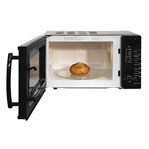 Russell Hobbs RHM1714B 17 Litre 700 W Black Digital Solo Microwave with 5 Power Levels, Digital Clock and Timer, 8 Auto Cook Menus, Automatic Defrost,