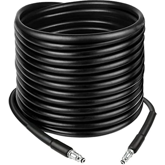 YUET 15M High Pressure Washer Replacement Hose for Bosch AQT Series Washers Domestic Bosch Aquatak, Click Type Plug Quick Connect SDS Fittings, Accessories Extension Water Clean Pipe (15)