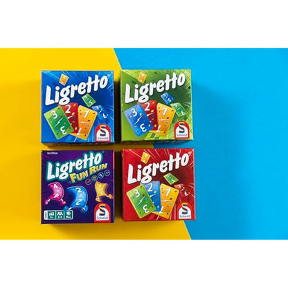 Schmidt | Ligretto Red | Card Game | Ages 8+ | 2 to 4 Players | 15 mins Minutes Playing Time