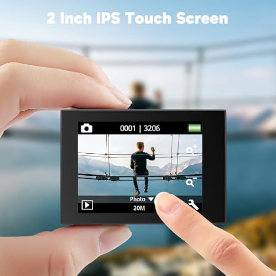 AKASO EK7000 Pro 4K Action Camera - Touch Screen EIS Adjustable View Angle 40m Waterproof Underwater Camera Remote Control Helmet Camera with Accessories Kit