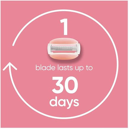 Gillette Venus Comfortglide Spa Breeze Women's Razor Blade Refills, Pack of 10, 3 built-in blades for a smooth, close shave that lasts