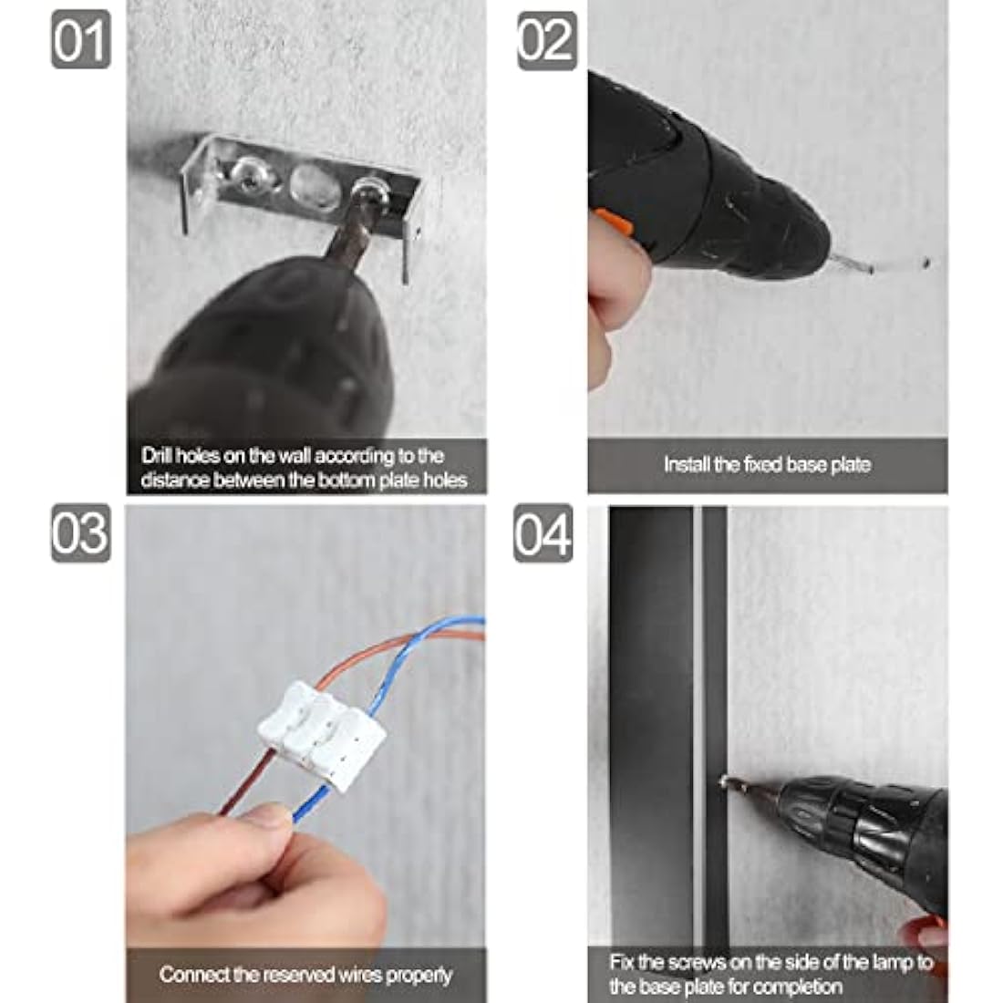 ZTWLEED Long Outdoor Wall Light,Dimmable Wall Light with Remote Control,LED Long Wall Lamp Villa 20W IP65 Waterproof Wall Lights Black,100CM Outdoor Wall Lamp for Patio Villa