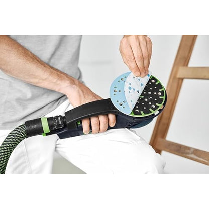 Festool 575165 Sanding Discs Stf D150/48 P150 GR/100, Steel Grey, Grain 150, Set of 100 Pieces