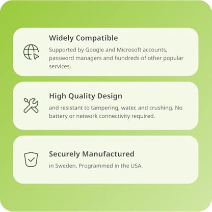 Yubico - YubiKey 5C NFC - Two-factor authentication (2FA) security key, connect via USB-C or NFC, FIDO certified - Protect your online accounts