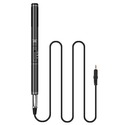 VOANZO Handheld Interview Microphone Professional Recording Microphone for DSLR Cameras Mobile Phones Live Radio Mic for Journalists and Field