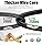 Ethernet Cable 50m Outdoor, Long Cat 6 Internet Cable 50m High Speed 23AWG Network Cable Waterproof Direct Burial, RJ45 Cable Patch Black Gigabit LAN Cable CCA UTP for Router Modem Switch (50 Clips)