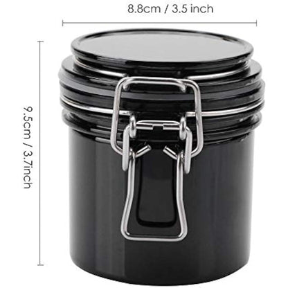Eyelash Glue Storage Tank Air Tight Lock Container for lash glue, Reusable Activated Sealed Storage Jar Container Cylinder for Prevent Dryness Ideal for False Eyelash Extension, Makeup, Handcraf