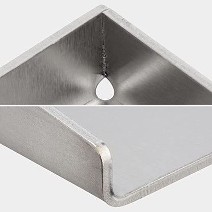 WELL GRILL 30x40CM Stainless Steel Plancha Plate with Scraper Set, Universal BBQ Grill Pan Accessories for Weber, Char-Broil, Burnhard, Uniflame,