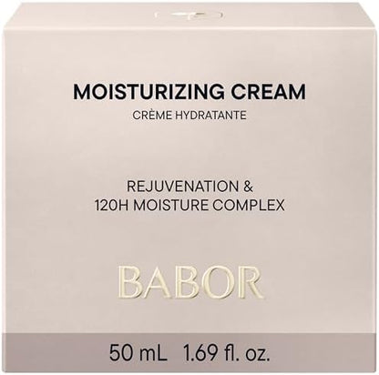 BABOR SKINOVAGE Moisturizing Cream, Face cream for dry Skin, Intensive Moisturizing Care with Hyaluronic Acid, Vegan Formula, 50 ml