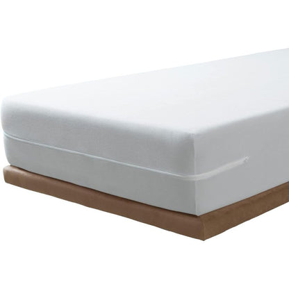 SAVEL - Mattress Encasement (150x190/200 cm) King Size | Adjustable and Elastic | Absorbent Mattress Protector - White