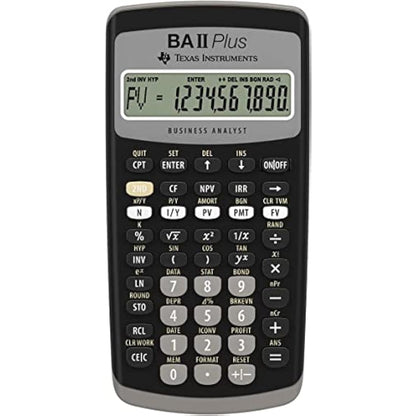 TI-BA II Plus + Protective Case + Prime Warranty