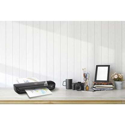 GBC Inspire+/Rexel Style A3 Laminator, Laminating Machine with Starter Pack of Pouches, 4 Minute Warm Up Time, Black (4402076)